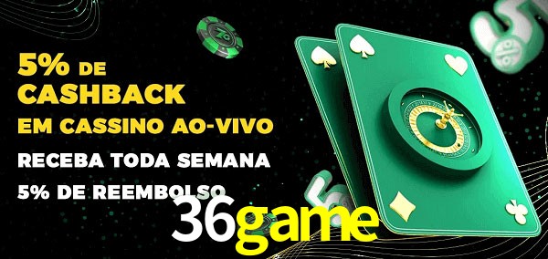 Promoções do cassino ao Vivo 36game